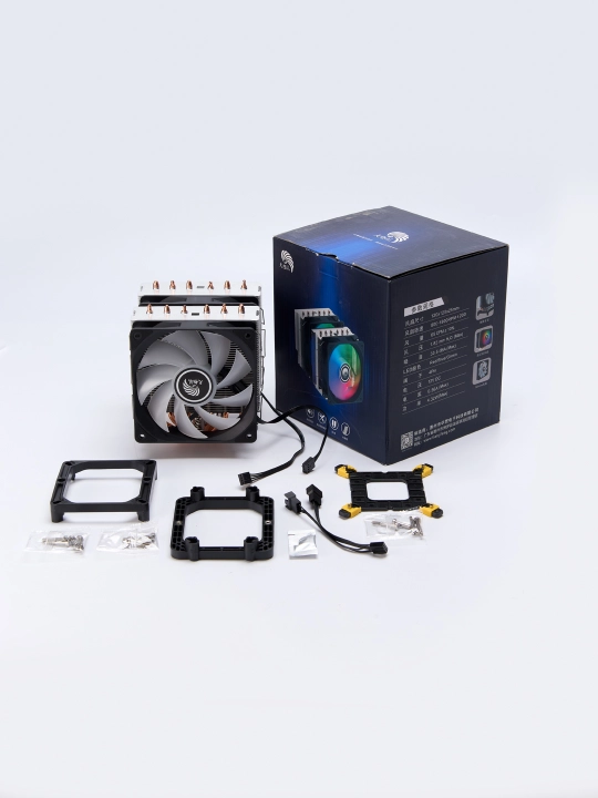 CPU sovutgichi intel va AMD RGB ARGB 2,4, 6 sovutgich quvuri protsessor sovutish sistemasi