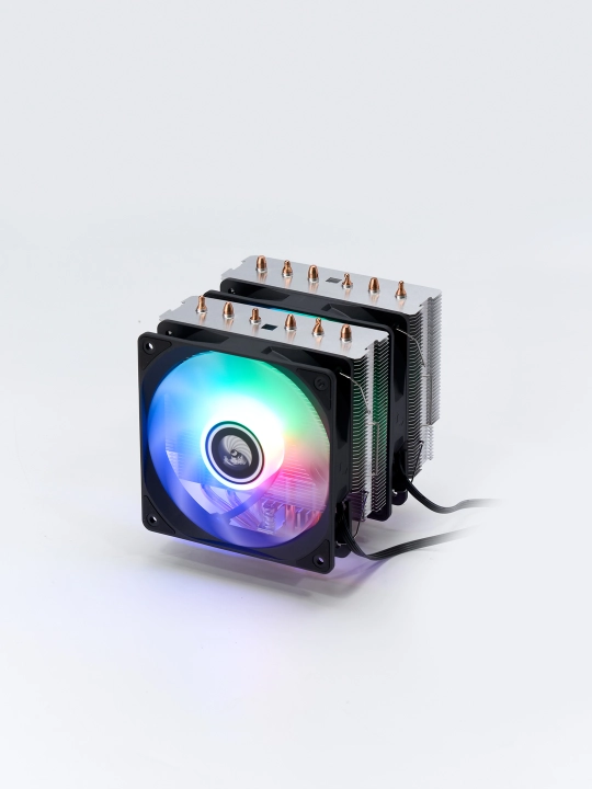 CPU sovutgichi intel va AMD RGB ARGB 2,4, 6 sovutgich quvuri protsessor sovutish sistemasi