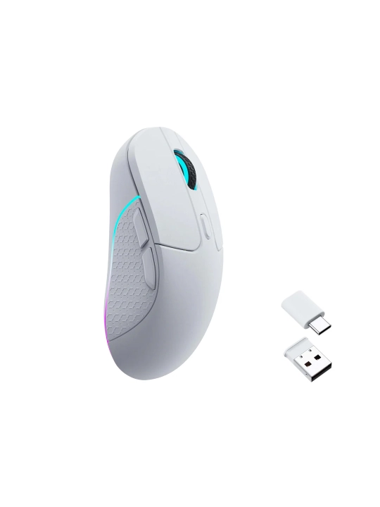 O‘yin simsiz sichqonchasi Keychron M3 BT/WL/USB-A/USB-C, 1K, RGB, 70 soatgacha, M3A1A3