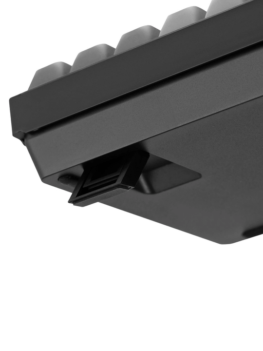 Игровая механическая клавиатура Keychron K2 MAX 84Key, WL/BT/USB-A, EN/RU/UZ, RGB, K2M-C4