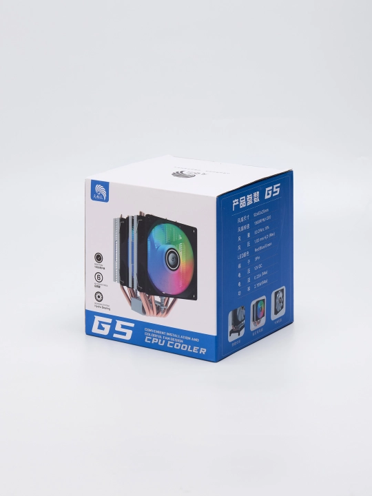 Кулер для процессора ARGB RGB c 2,4, 6 медными трубками для охлаждения процессора