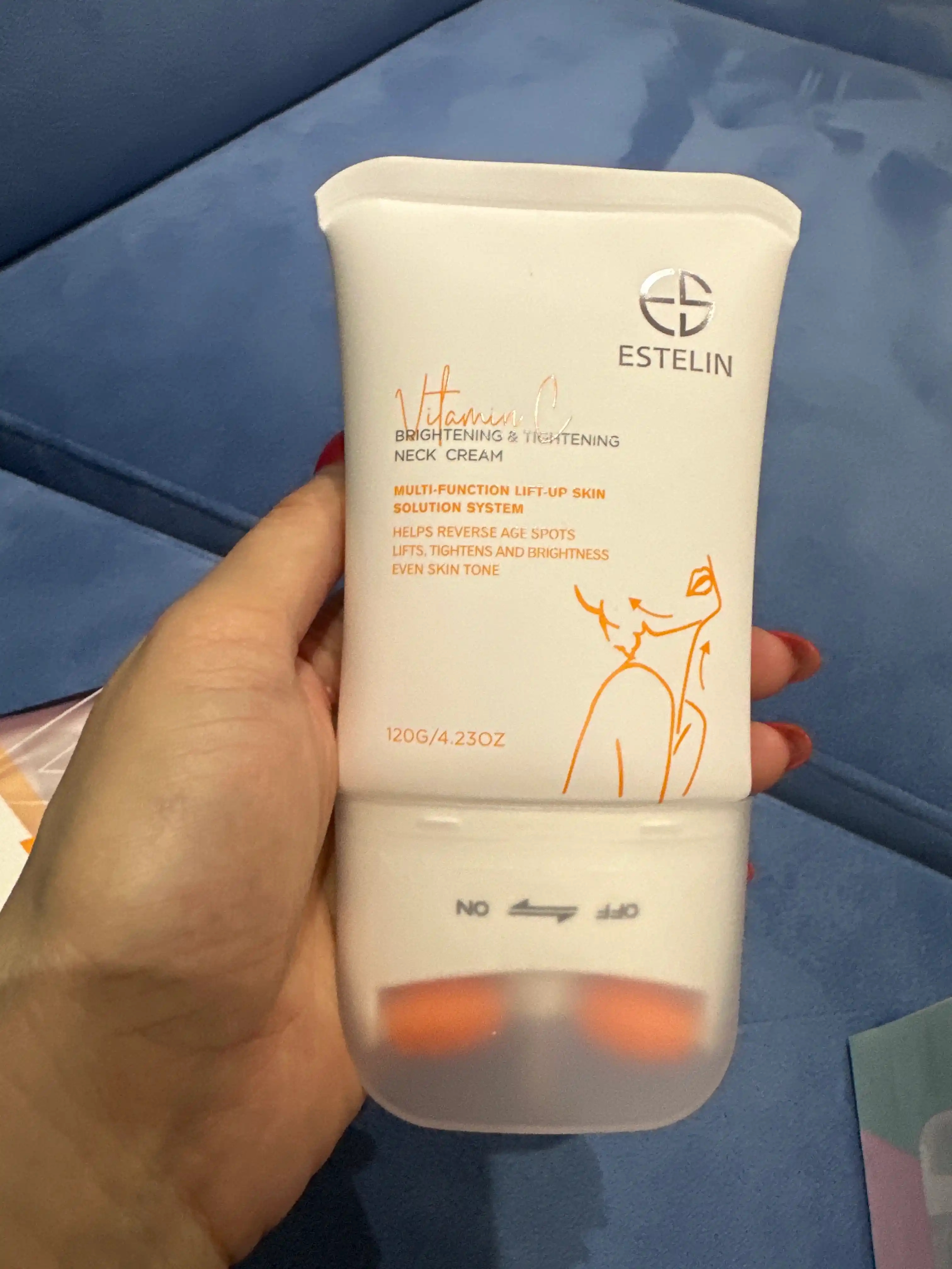 Estelin Collagen крем лифтинг для шеи и декольте  подтягивает и укрепляет кожу шеи 