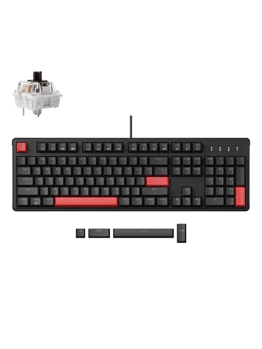 Lemokey o‘yin mexanik klaviaturasi X3 104Key, USB-A, QMK/VIA, X3-A3/X3-A1