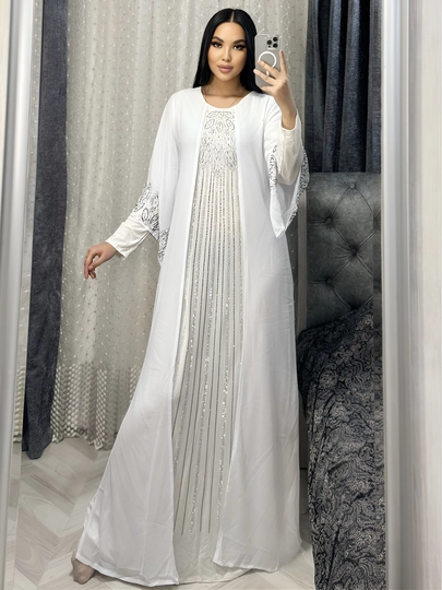 Abaya liboslar ayollar uchun, oqshom va bazimlar uchun - 