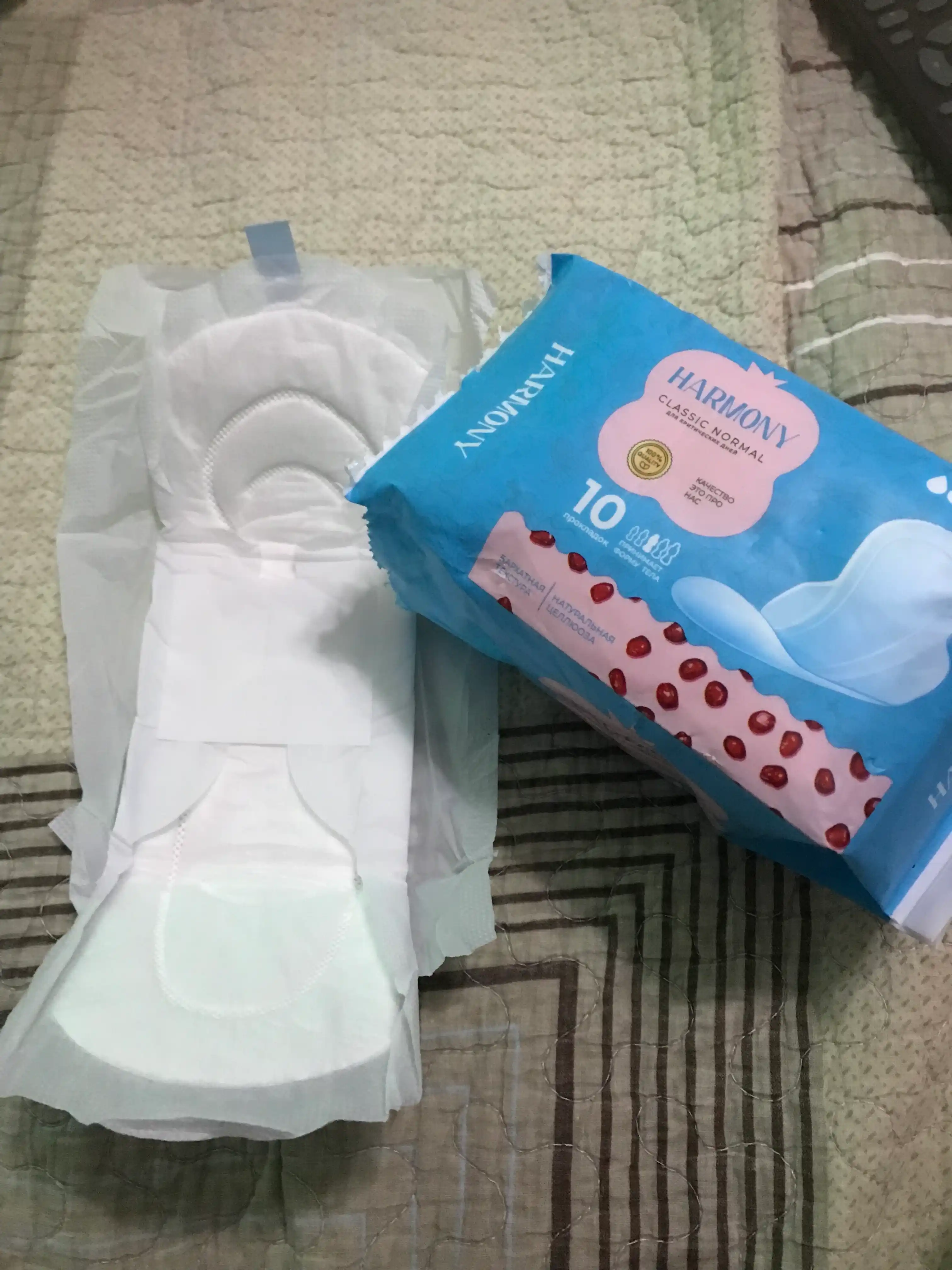 HarmonyClassic Normal, og‘ir kunlar uchun ayollar gigiyenik qistirmalari, 280 mm, 10 dona