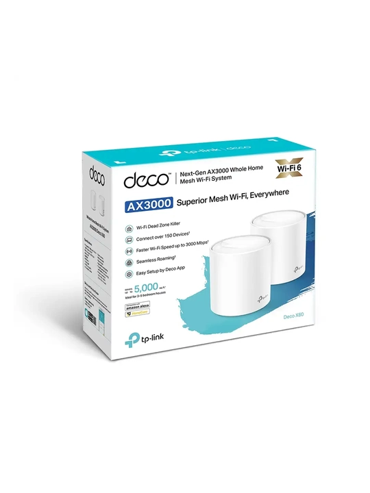 TP-Link Deco X60 Wi-Fi6 Mesh роутер комплект из 1,2 или 3 устройств для расширенный покрытии