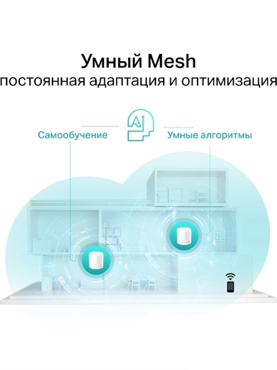 TP-Link Deco X60 Wi-Fi6 Mesh роутер комплект из 1,2 или 3 устройств для расширенный покрытии