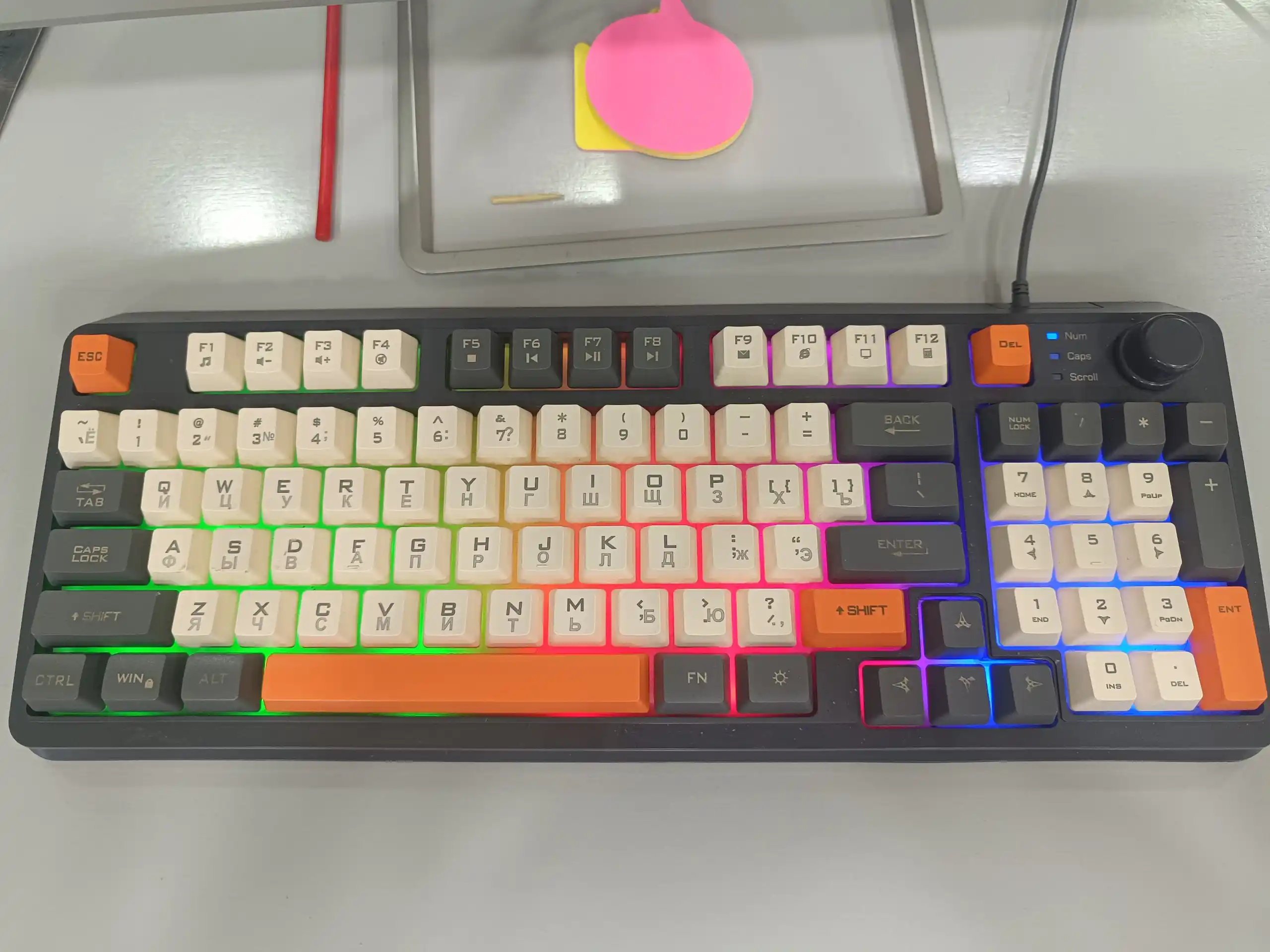 Игровая клавиатура с мышью K820, 94-клавишная, RGB-подсветка