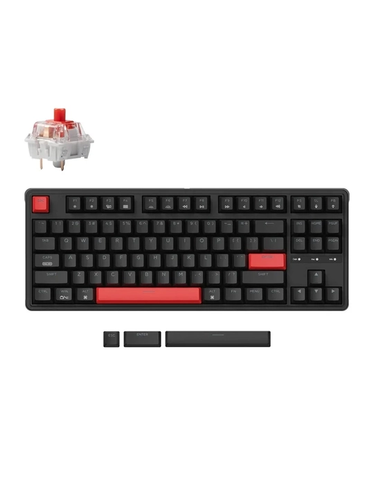 Keychron C3 Pro 87Key, USB-A, EN/RU/UZ, C3P-A1/A3 o‘yin mexanik klaviaturasi
