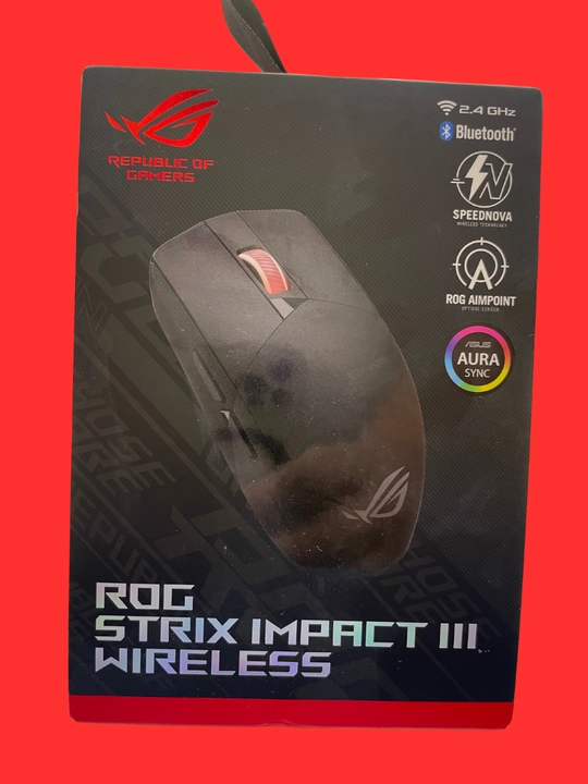 ASUS ROG Strix Impact III Wireless — ультралегкая игровая мышь с сенсором 36 000 DPI