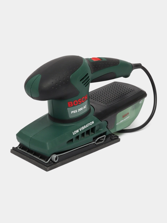 Vibratsiyali silliqlash mashinasi Bosch PSS 200 AC: Mukammal silliqlik, toza ish!