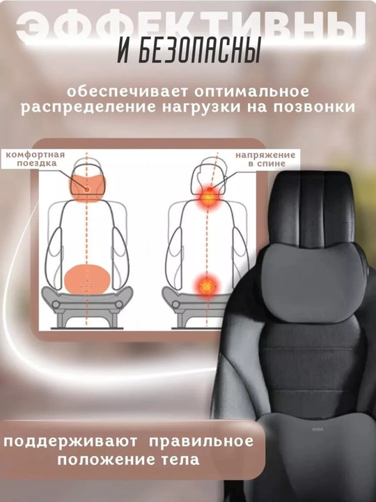Подушки для авто, ортопедическая подушка,подушка для шеи,подушка для спину,эффектом памяти