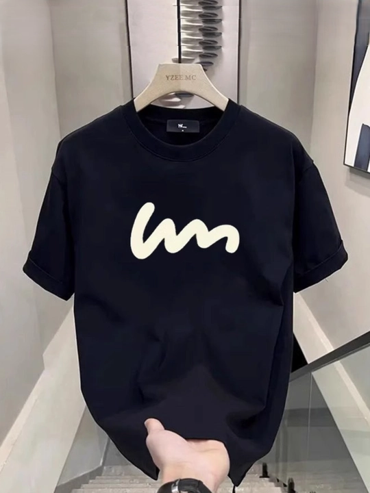Футболка мужская, лёгкая и дышащая, 100% хлопок, M-3XL - 