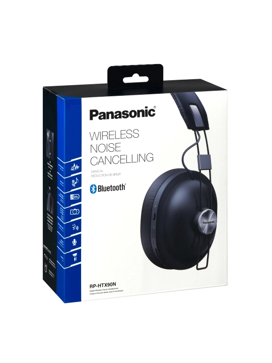 Беспроводные наушник Panasonic RP-HTX90NGCK Over-ear Wireless Mic Black, Bluetooth, до 24ч