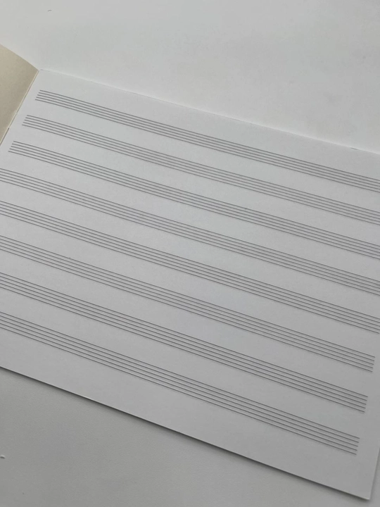 Тетрадь для нот, 16 листов, формат A4, мягкая обложка, пианино, музыка, гитара, опера