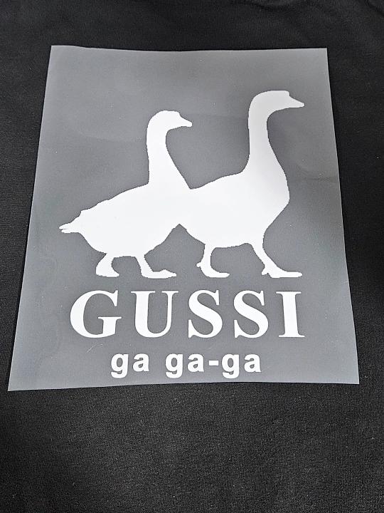DTF GUSSI kiyim stikeri, 15 * 15 - 
