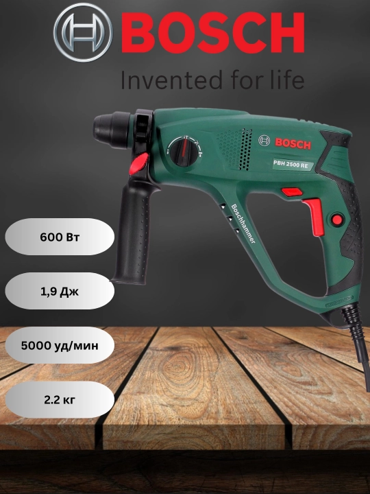 Bosch PBH perforatorlari: Quvvat,ishonchlilik,qulaylik – beton va devorlar bilan oson ish - 