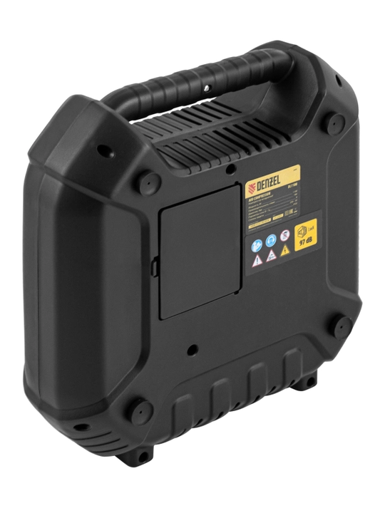 Havo kompressori DENZEL DL1100, 1,1 kVt, 180 l/daq, aksessuarlar to‘plami bilan, 58005