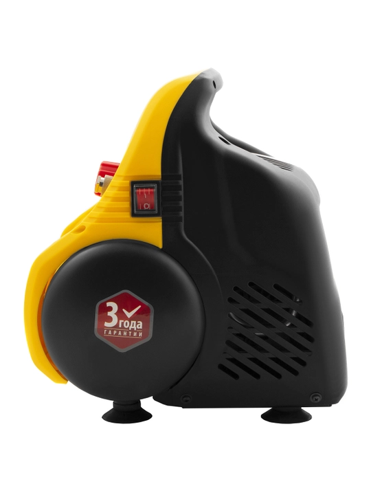 Kompressor havo, DENZEL PC 1/6-180, 1.1 kVt, 180 l/min, 6 litr, yog‘siz, 58057