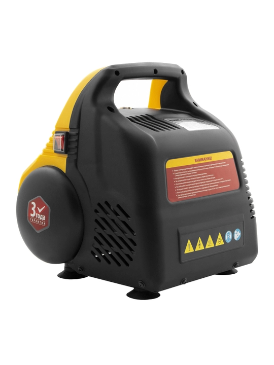 Kompressor havo, DENZEL PC 1/6-180, 1.1 kVt, 180 l/min, 6 litr, yog‘siz, 58057
