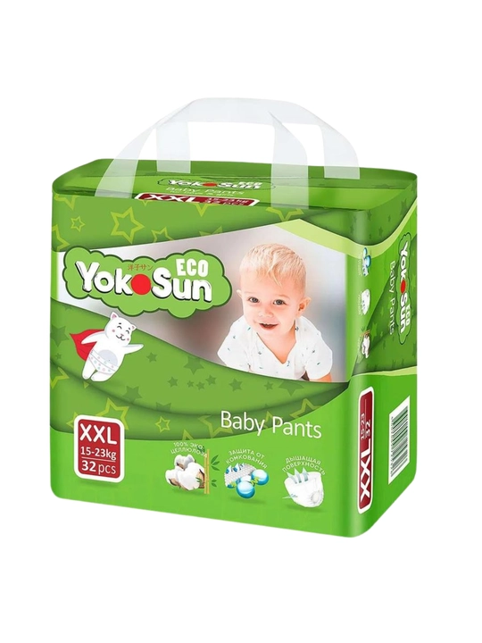 YokoSun Eco taglik va trusiklar, S/M/L/XL/XXL/XXXL, 24–72 dona, kundalik foydalanish uchun - 