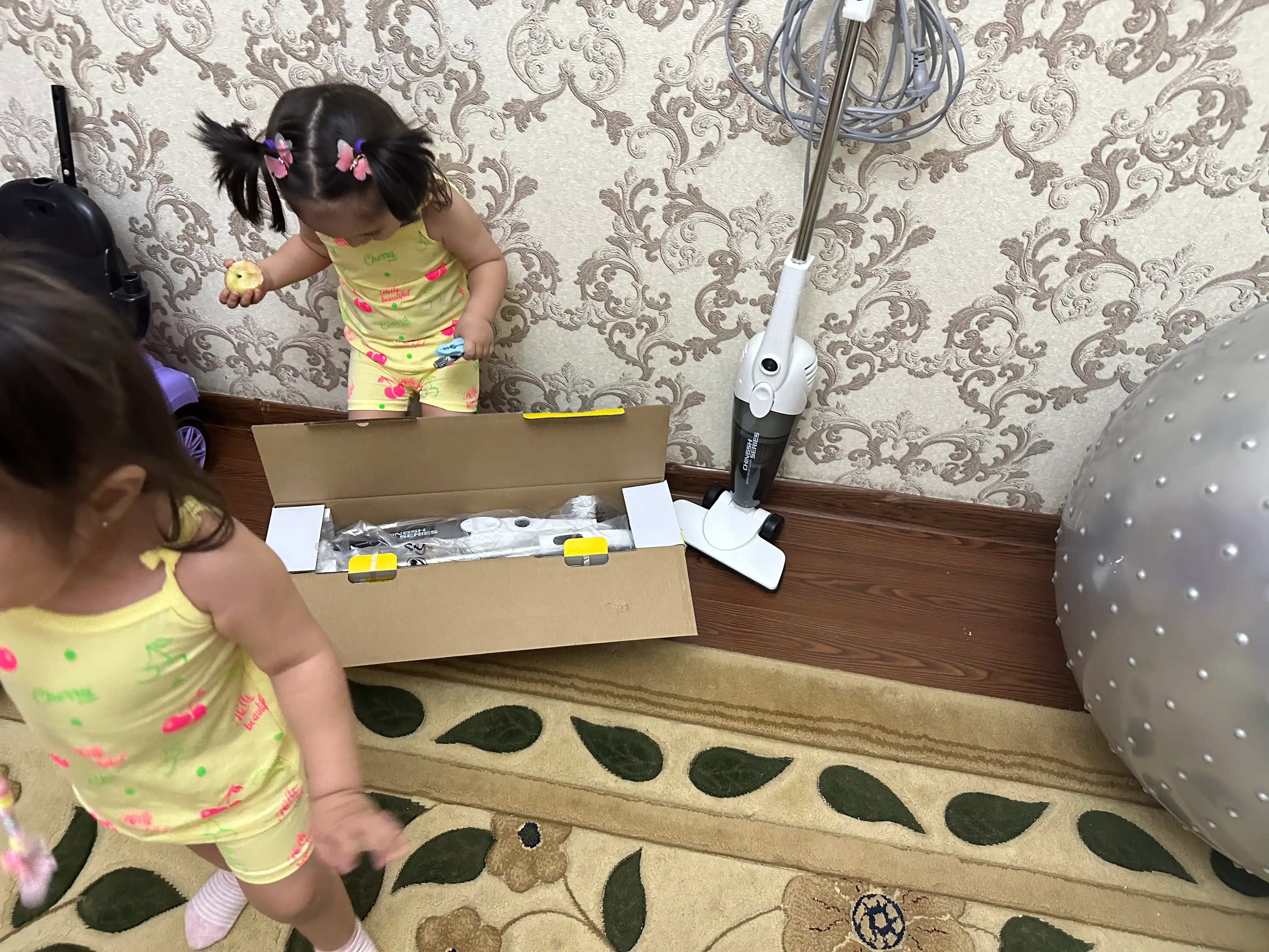 Qo‘lda boshqariladigan vertikal Deerma DX 118C changyutgichi,simli, uy changyutgichi, HEPA