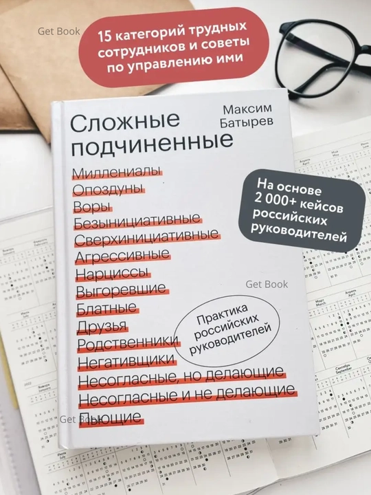 Slozhnye podchinennye. Praktika rossiyskikh rukovoditeley. Maksim Batyrev