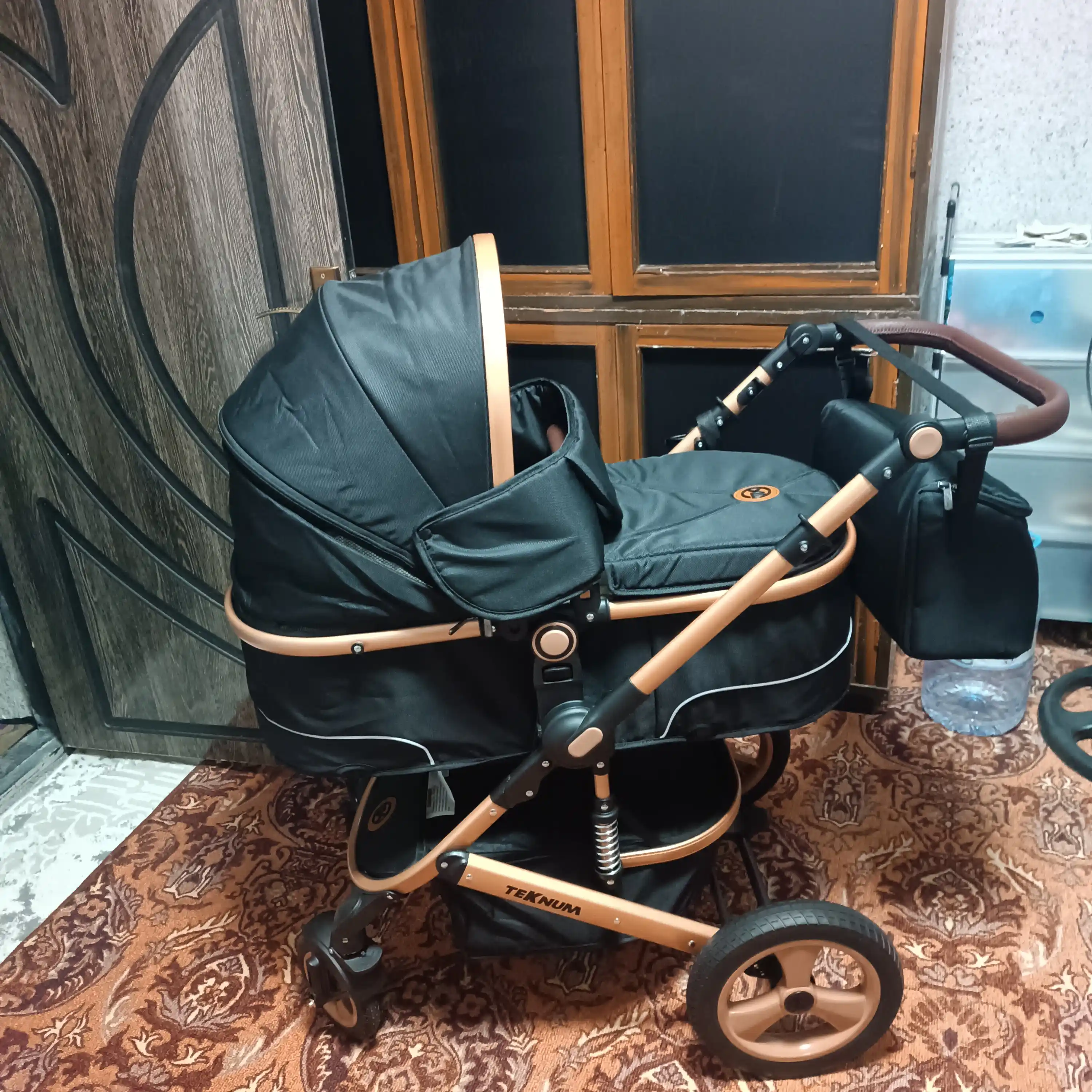Детская коляска с большой сумкой, трансформер Teknum W+C 3 в 1