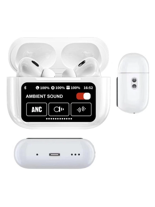Sensorli displeyli TWS simsiz quloqchinlar (naushnik) Bluetooth 5.4iPhone va Android uchun