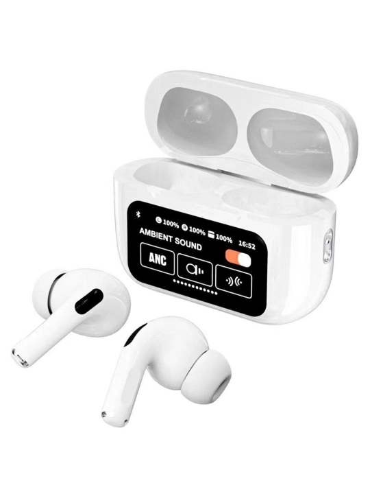 Sensorli displeyli TWS simsiz quloqchinlar (naushnik) Bluetooth 5.4iPhone va Android uchun