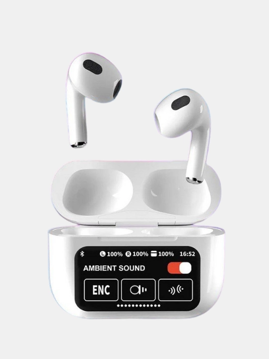 Sensorli displeyli TWS simsiz quloqchinlar (naushnik) Bluetooth 5.4iPhone va Android uchun