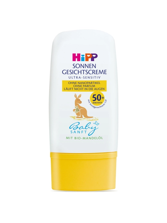 Hipp Facial Sunscreen SPF 50+, quyoshdan himoyalovchi krem, 30 ml