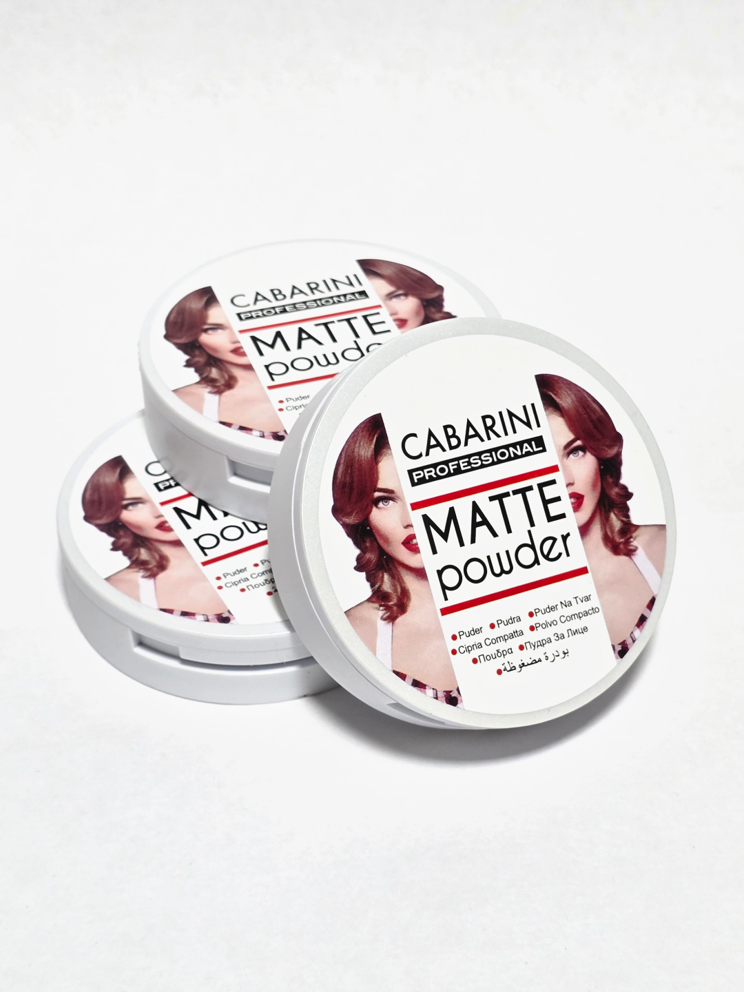 Матовая пудра для лица Matte Powder, водостойкая, 24 часа, 12 гр  - 