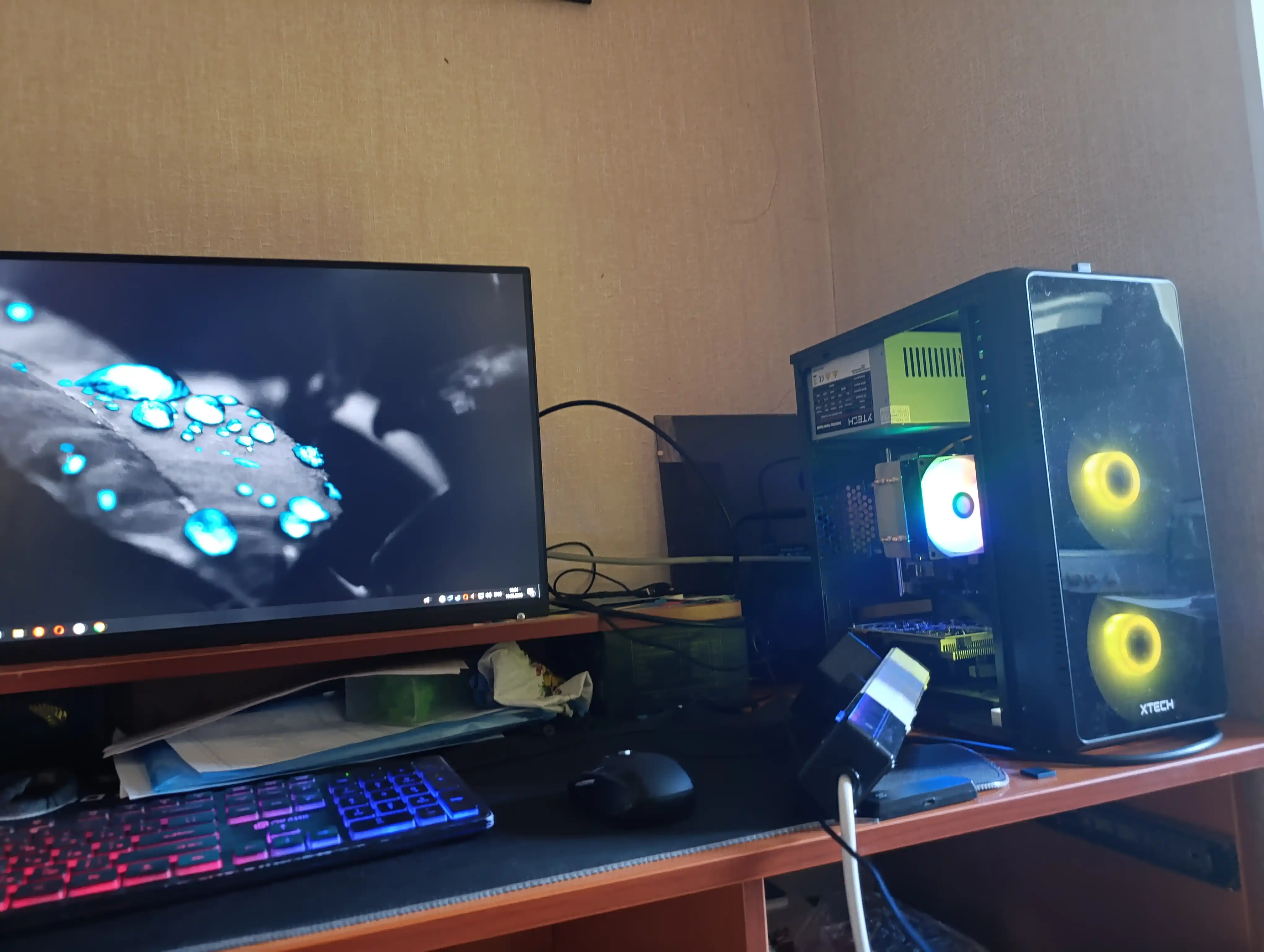 Игровой компьютер Core i5 /RAM, 16 ГБ/SSD, 512 ГБ/RX 550, 4 ГБ/RGB CASE