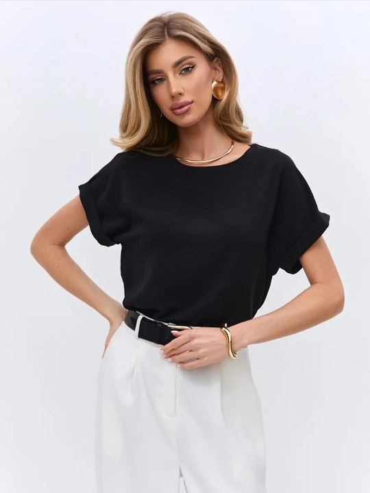 Женская базовая блузка с коротким рукавом TRENDLIFY