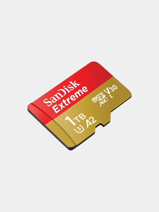 Sandisk Extreme microSDXC 128/256/512/1024GB hotira kartasi, 190Mbit/s A2, V30, 4K, U3 10c