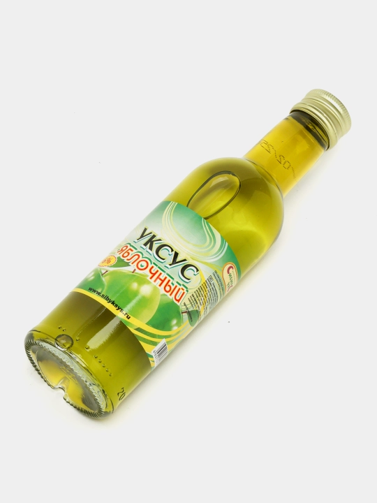 Olma sirkasi 6% yashil 250 ml dan shisha butilkalarda