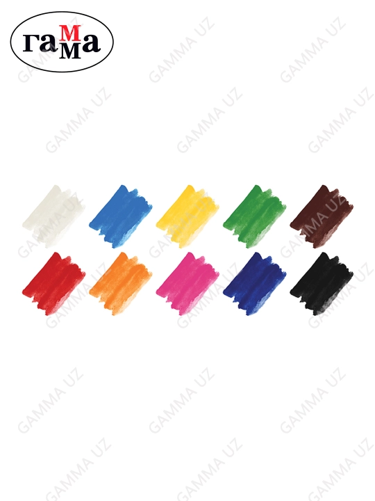 Akvarel Gamma "Multfilmlar", asal, 10 rang, cho'tkasiz, pl.qadoq., evro-ilmoq, 1104610