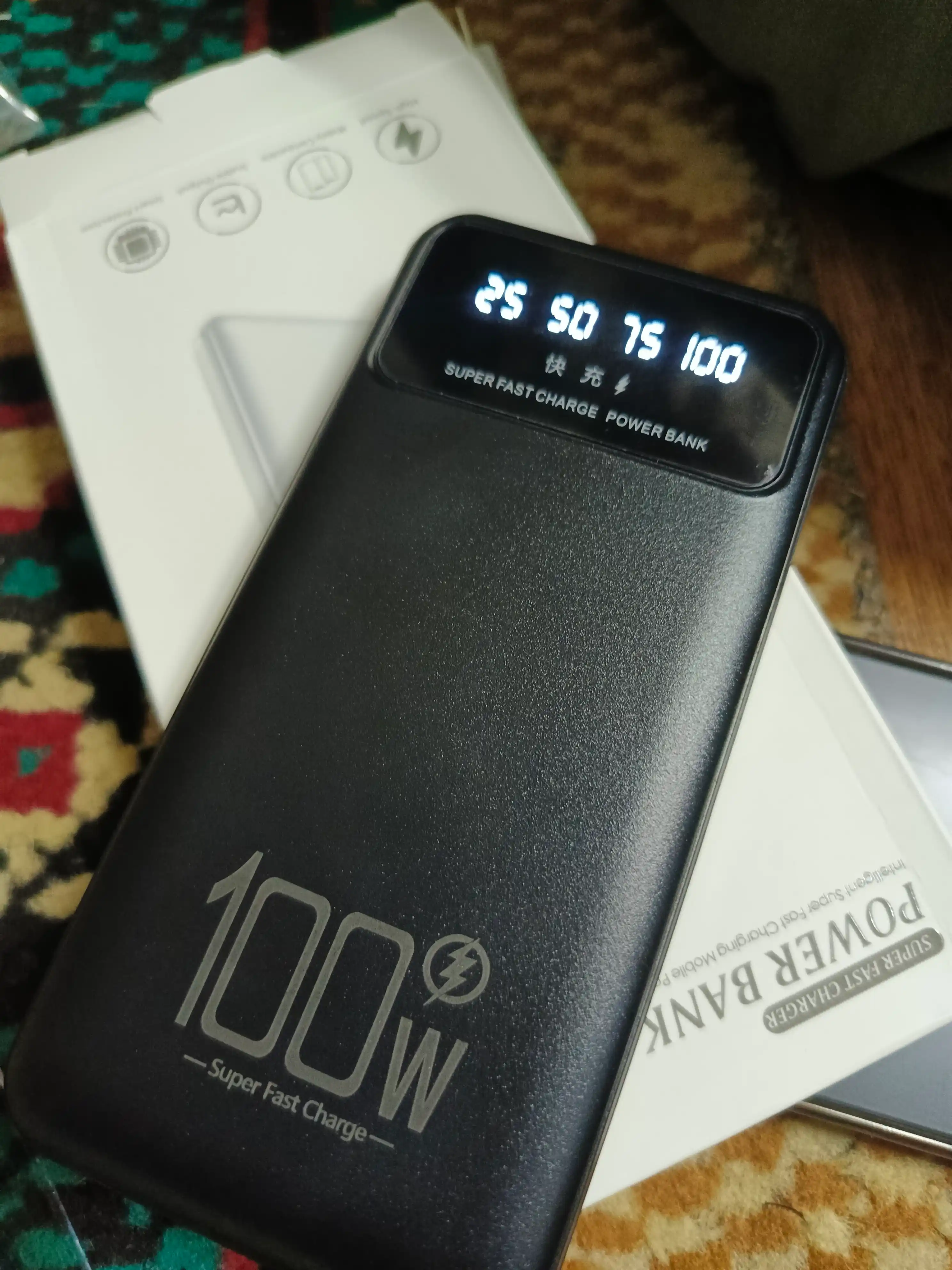 Tashqi akkumulyator, 20000mA 22.5W super tezkor quvvat 100%