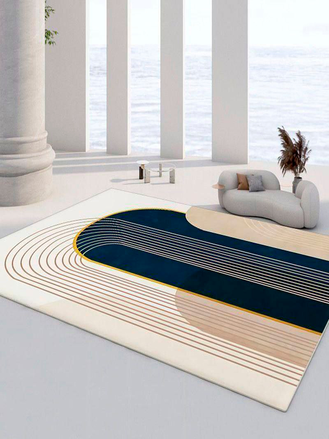 Mehmonxona xonasida ajoyib sargish