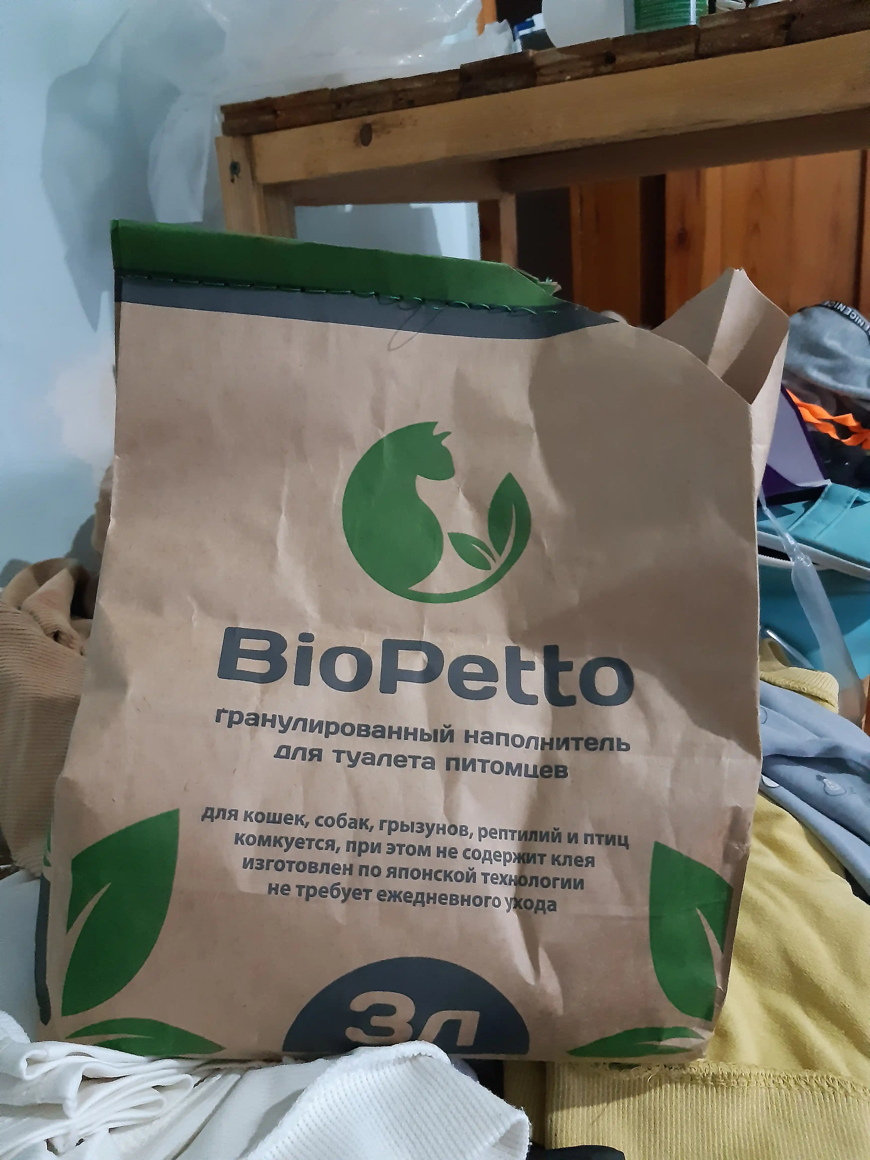 Наполнитель для туалета домашних питомцев BioPetto, 3 л