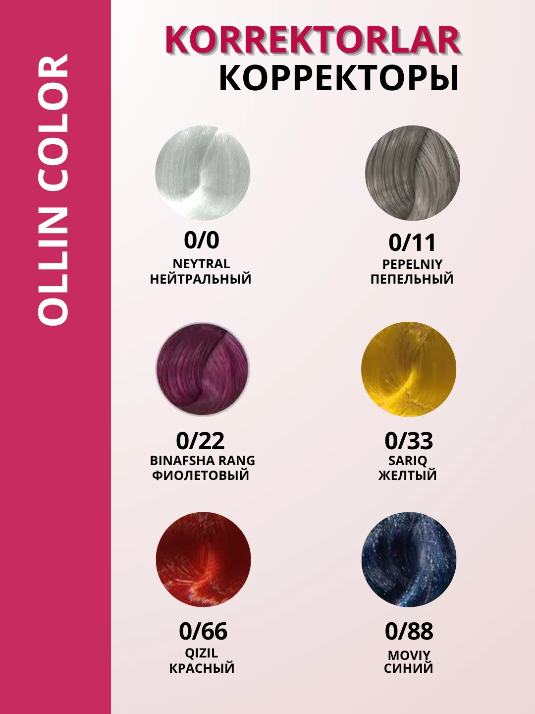 Ollin Professional OLLIN COLOR professional soch bo'yog'i, 100 ml 63000 ...