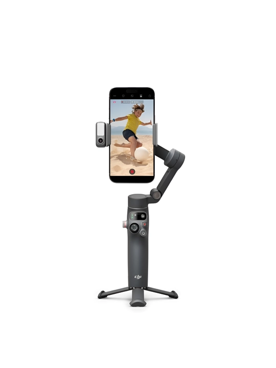 Стабилизатор для смартфона Osmo Mobile 7 и 7p, встроенной камерой, моноподом и освещением
