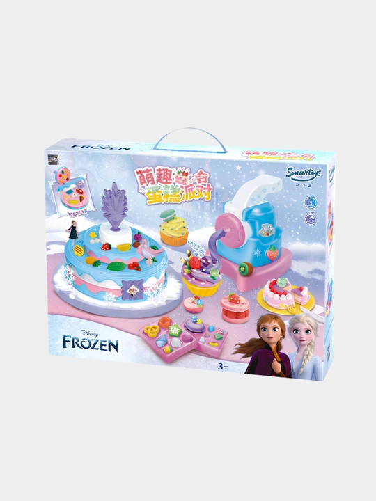 Play-Doh yumshoq plastilin to'plami muzlatilgan, shirinliklarni modellashtirish to'plami