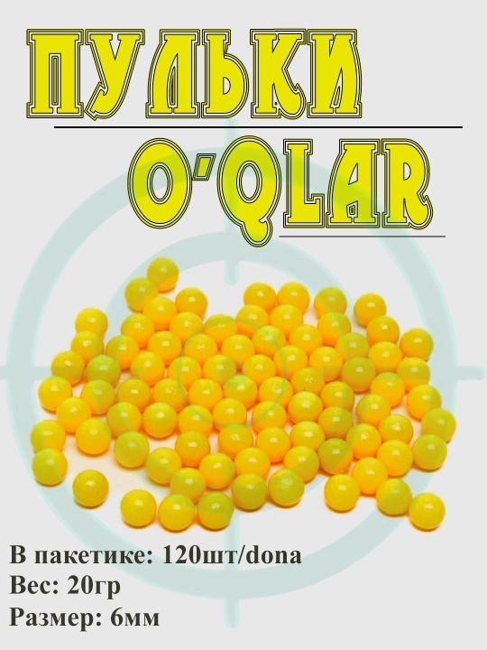 To‘pponcha uchun plastik patronlar, 6 mm - 