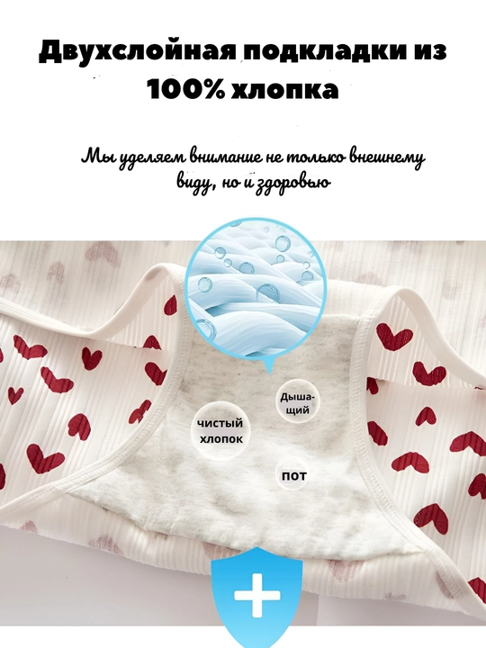 Ayollar ichki kiyimi, trusik slipi, to'plamda 5 dona