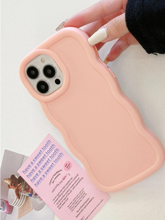 Волнистый iPhone чехол для 6, SE, 7, 8, X, 11, 12, 13, 14, 15, 16 Pro Max Plus - 