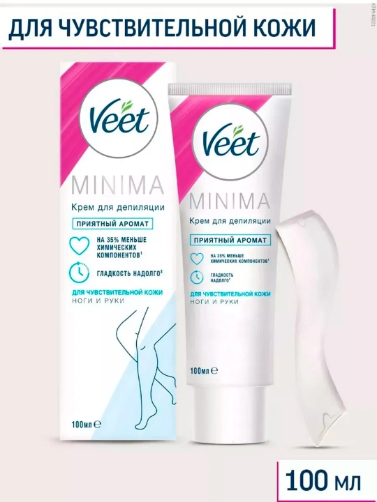 Depilatsiya uchun krem Veet, nozik teri uchun, 100 ml - 