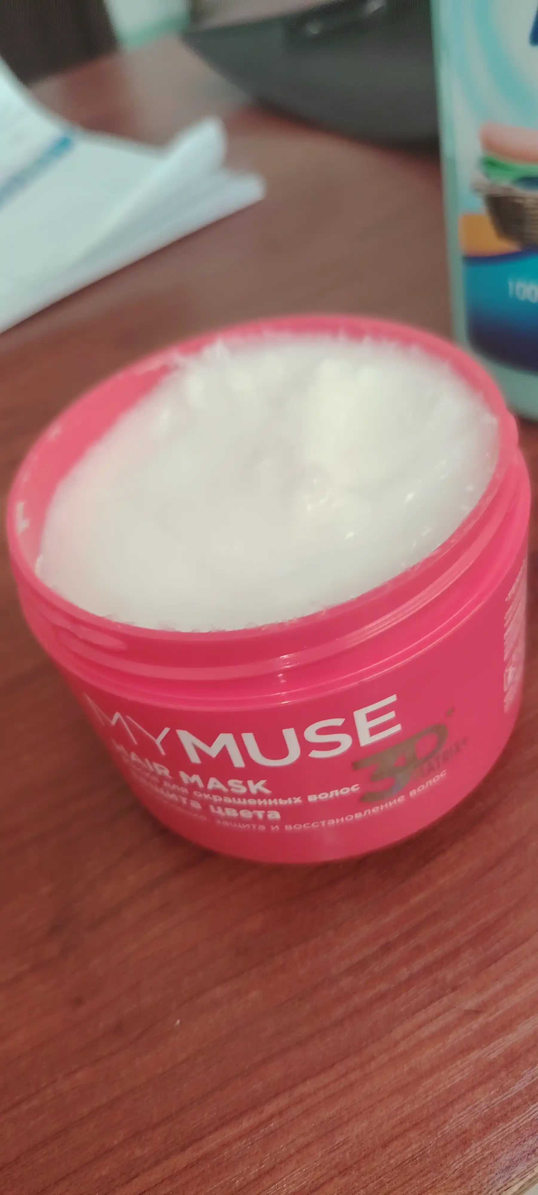 Rangli sochlar uchun niqob ''MyMuse'', rangni himoya qiluvchi va namlovchi, 300 ml