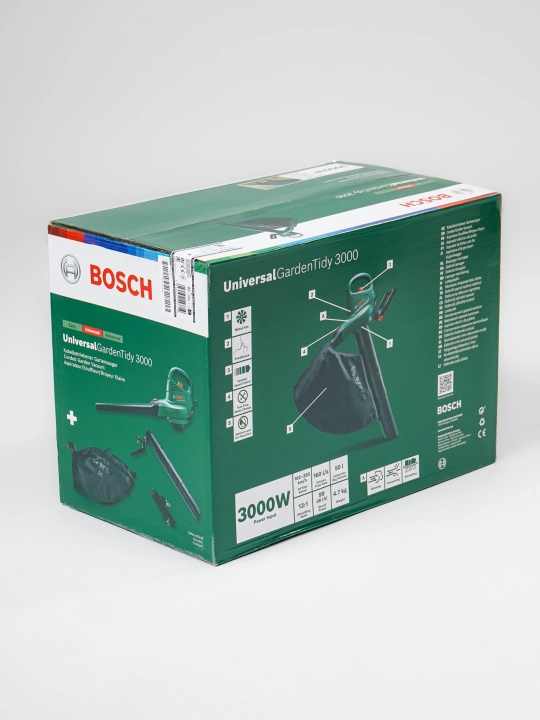 Bosch UniversalGardenTidy 3000 bog‘ havo puflagich-changyutgichi, 1,8 kVt, 41 litr